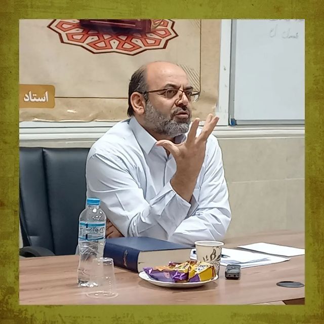 دکتر احمدرضا مفتاح در نخستین جلسه کارگاه «دراماتورژی متون مقدس در سینما»